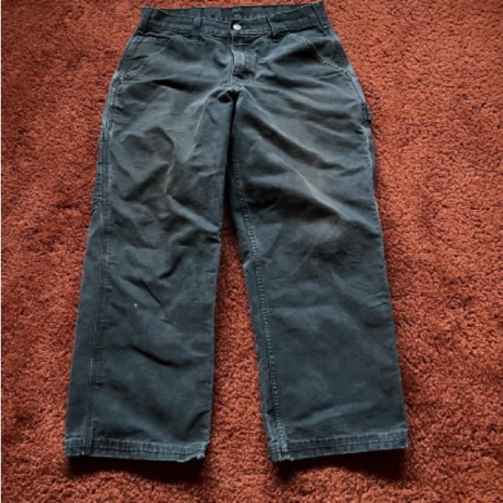 Straight Leg Black Pants